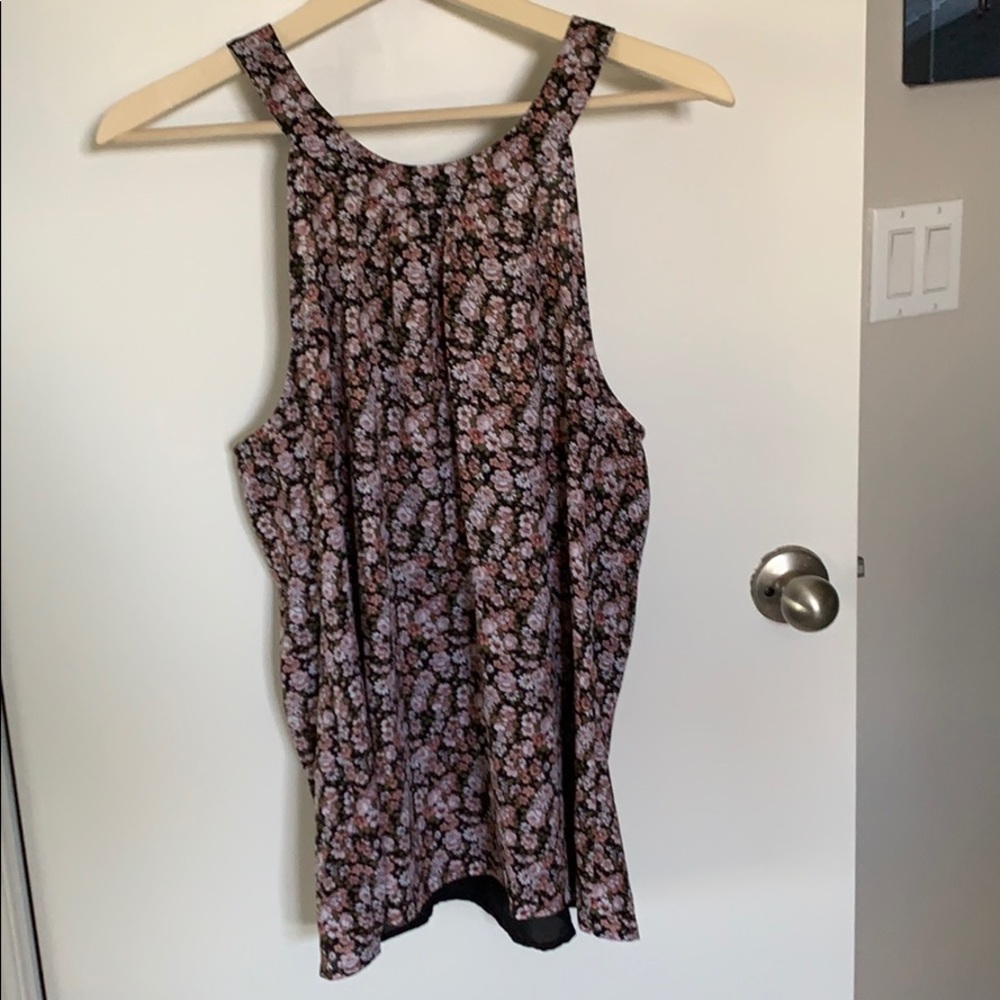 Floral print blouse